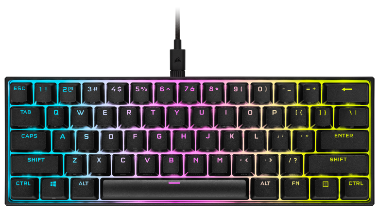 Corsair K65 RGB Mini 60% Mechanical Gaming Tastatur Cherry MX Speed, schwarz Corsair K65 RGB Mini 60% Mechanical Gaming Tastatur Cherry MX Speed, schwarz von Corsair