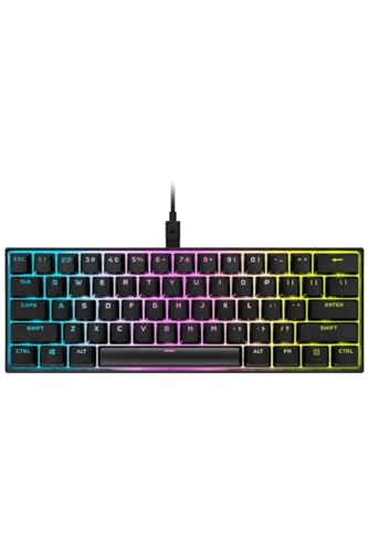 Corsair K65 RGB Mini 60% mechanische Gaming-Tastatur (personalisierbare Per-Key RGB, CH-9194014-NA, Schwarz von Corsair