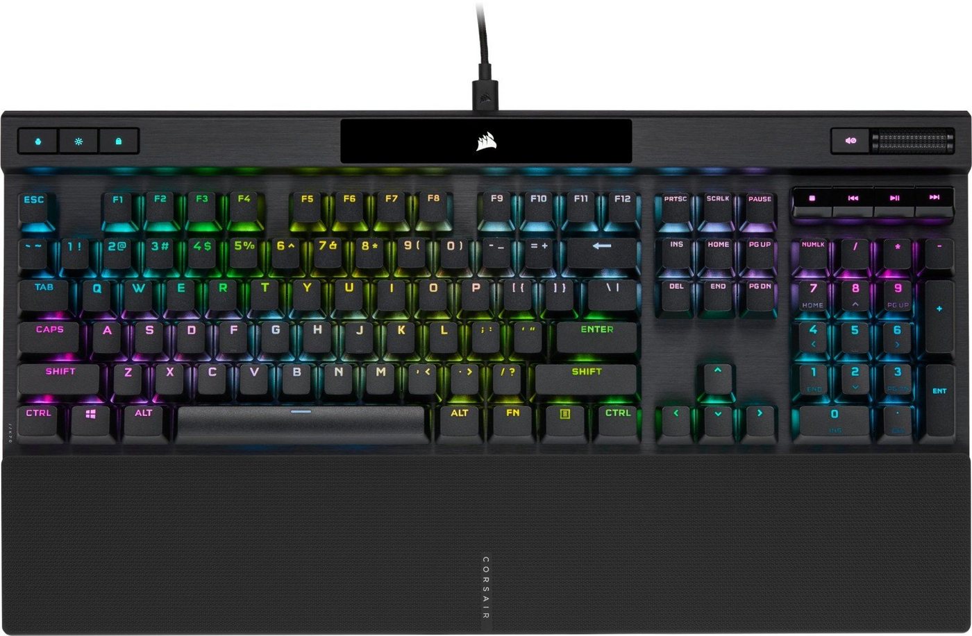 Corsair K70 PRO RGB Optical-Mechanical Gaming Keyboard Black Gaming-Tastatur von Corsair
