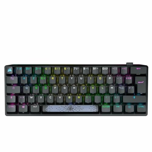 Corsair K70 Pro Mini Wireless RGB 60% mechanische Gaming-Tastatur – Cherry MX Red – PBT Dual-Shot-Tastenkappen – iCUE-kompatibel – PC, Mac, PS5, PS4, Xbox – QWERTY UK – Schwarz von Corsair