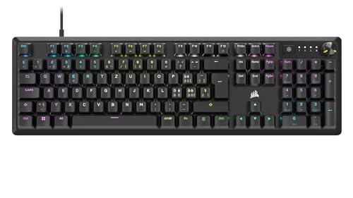 Corsair K70 RGB Core Mechanical Gaming Keyboard - Backlit RGB LED LineairRed - CH Qwertz - Black PC/Mac/Xbox/Playstation von Corsair