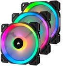 Corsair LL Series LL120 RGB Dual Light Loop - Gehäuselüfter - 120 mm - weiß, Blau, Gelb, Rot, grün, orange, violett (Packung mit 3) von Corsair