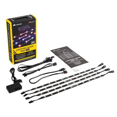 Corsair Lighting Node PRO LED Leuchtleiste RGB, 4 Stück mit Regler von Corsair