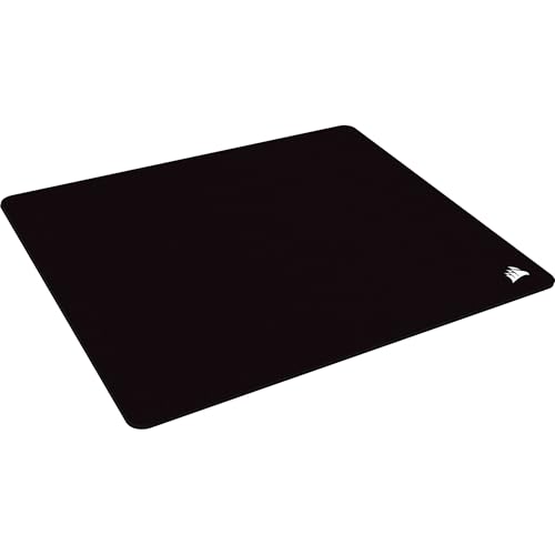 Corsair MM200 PRO Spritzwassergeschütztes Premium-Gaming-Mauspad aus Stoff (Fläche 45 × 40 cm, Mikrofasergewebe, 6mm Starke Weiche Gummikonstruktion, Rutschfesten Gummiunterseite) Heavy XL, Schwarz von Corsair