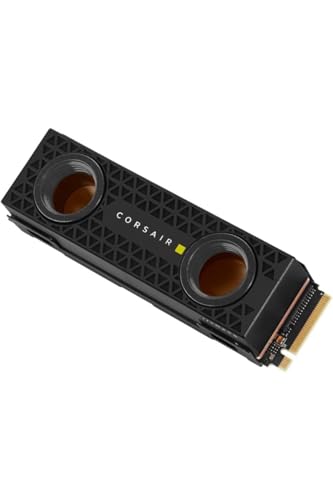 Corsair MP600 PRO Hydro X Series 2TB M.2 NVMe PCIe x4 Gen4 SSD (Lesegeschwindigkeitenvon bis zu 7.000 MB/s sowie sequenziellen Schreibgeschwindigkeiten bis 6.550 MB/s, Kupferkühlstruktur) Schwarz von Corsair