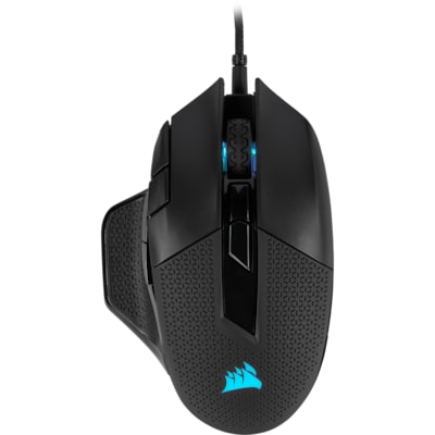 Corsair NIGHTSWORD RGB Anpassbare FPS/MOBA Gaming Maus 18.000 dpi schwarz von Corsair