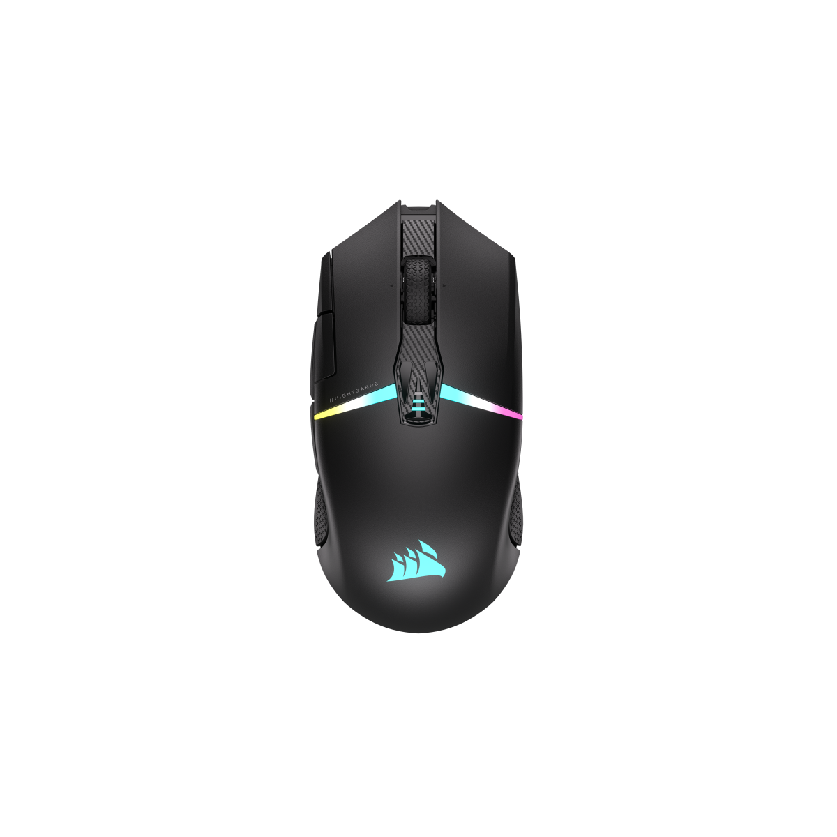 Corsair Nightsabre Wireless Gaming Maus - kabellose RGB Gaming Maus mit 11 programmierbaren Tasten und 26000 DPI von Corsair