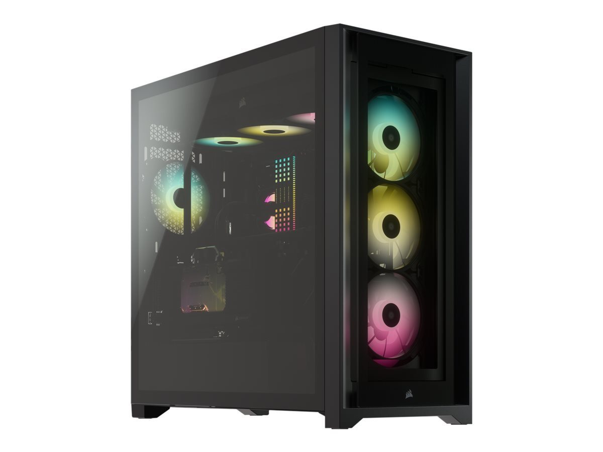 Corsair PC-Gehäuse CORSAIR iCUE 5000X RGB Midi-Tower, Tempered Glass - schwarz Corsair PC-Gehäuse CORSAIR iCUE 5000X RGB Midi-Tower, Tempered Glass - schwarz von Corsair