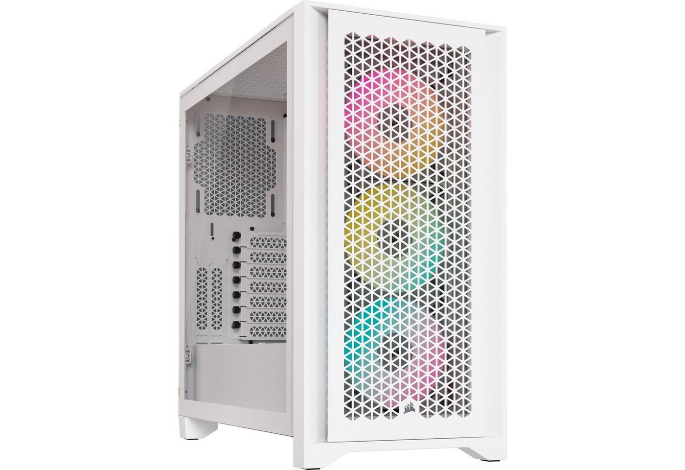 Corsair PC-Gehäuse iCUE 4000D RGB AIRFLOW True White von Corsair