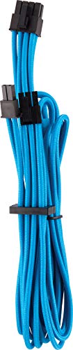 Corsair Premium Sleeved Netzteil 6+2 pin-Polig-PCIe-Single-Kabel Typ4 (Generation 4-Serie) Blau von Corsair