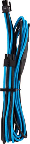 Corsair Premium Sleeved Netzteil EPS12V/ATX12V-Kabel Typ4 (Generation 4-Serie) Blau/Schwarz von Corsair