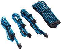 Corsair Premium individually sleeved starter kit (Type 4, Generation 4) - Stromkabelkit - Schwarz, Blau (CP-8920221) von Corsair