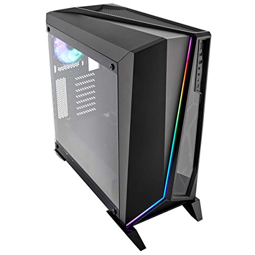 Corsair SPEC-OMEGA RGB PC-Gehäuse (Mid-Tower ATX, mit gehärtetem Glas) schwarz von Corsair