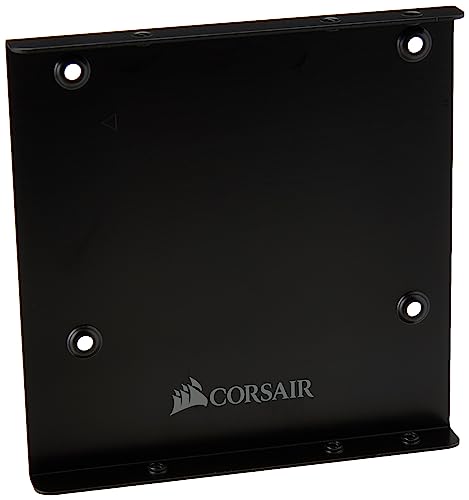 Corsair SSD Einbaurahmen (Einzel Laufwerk, geeignet für 1 x SSD 6,4 cm (2,5 Zoll) auf 8,9 cm (3,5 Zoll)) schwarz (CSSD-BRKT1) von Corsair