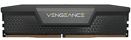 Corsair VENGEANCE DDR5 RAM 32GB (2x16GB) 7000MHz CL34 Intel XMP iCUE Kompatibel Computer Speicher - Schwarz (CMK32GX5M2X7000C34) von Corsair