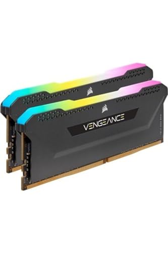 Corsair VENGEANCE RGB PRO SL 16GB (2x8GB) DDR4 3200 (PC4-25600) C16 1.35V Optimized for AMD Ryzen - Schwarz von Corsair
