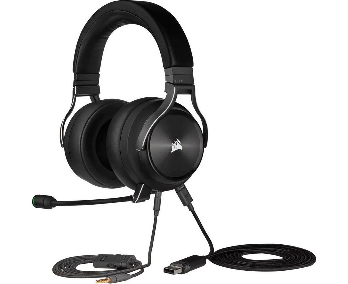 Corsair VIRTUOSO RGB WIRELESS XT Gaming-Headset (Mikrofon abnehmbar, Bluetooth, WLAN (WiFi) von Corsair