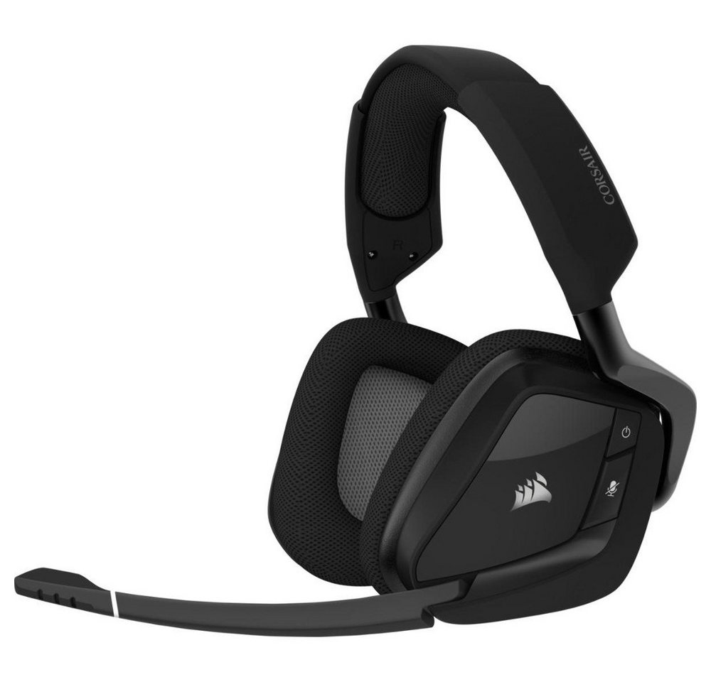 Corsair VOID RGB Gaming-Headset (Geräuschisolierung, Kompatibel mit PC, PlayStation 4, 7.1-Surround-Sound, Funk, kabellos) von Corsair