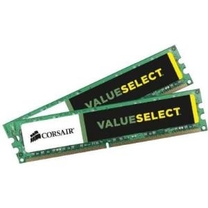 Corsair Value Select - DDR3 - 16 GB : 2 x 8 GB - DIMM 240-PIN - 1333 MHz / PC3-10600 - CL9 - 1.5 V - ungepuffert - nicht-ECC (CMV16GX3M2A1333C9) von Corsair