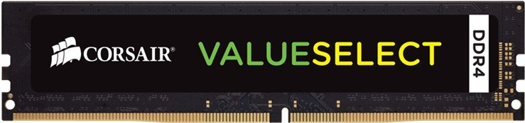 Corsair Value Select - DDR4 - 8 GB - DIMM 288-PIN - 2400 MHz / PC4-19200 - CL16 - 1.2 V - ungepuffert - nicht-ECC (CMV8GX4M1A2400C16) von Corsair