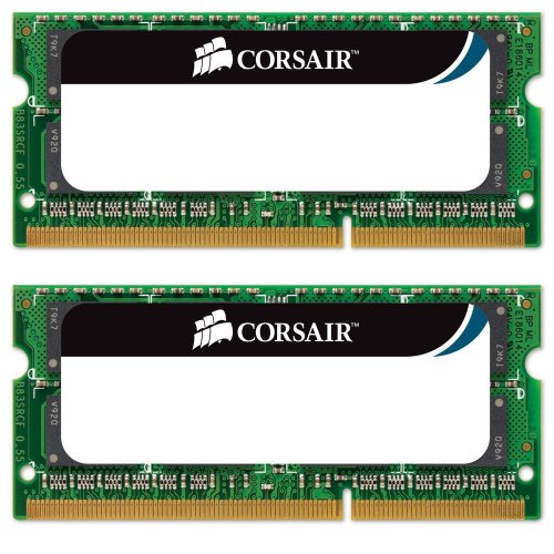 Corsair Value Select SODIMM 16GB (2x8GB) DDR3 1333MHz C9 Speicher für Laptop/Notebooks - Schwarz von Corsair