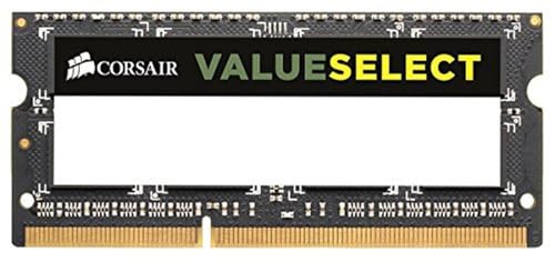 Corsair Value Select SODIMM 4GB (1x4GB) DDR3 1333MHz C9 Speicher für Laptop/Notebooks - Schwarz von Corsair