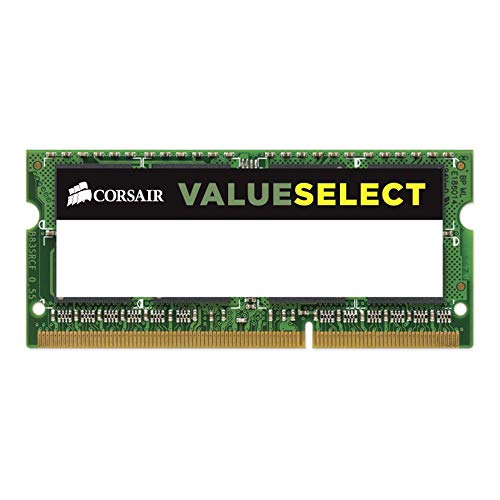 Corsair Value Select SODIMM 4GB (1x4GB) DDR3 1600MHz C11 Speicher für Laptop/Notebooks CMSO4GX3M1C1600C11 grün von Corsair