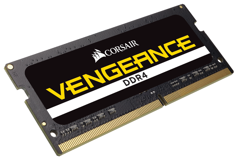 Corsair Vengeance - DDR4 - 16 GB : 2 x 8 GB - SO DIMM 260-PIN - 2400 MHz / PC4-19200 - CL16 - 1.2 V - ungepuffert - nicht-ECC (CMSX16GX4M2A2400C16) von Corsair