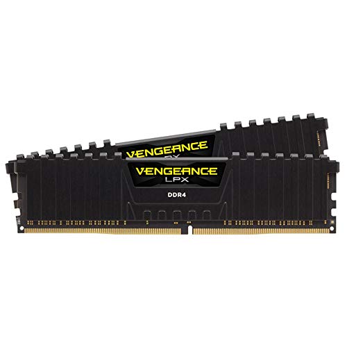 Corsair Vengeance LPX 16GB (2x8GB) DDR4 3200MHz C16 XMP 2.0 High Performance Desktop Arbeitsspeicher Kit (für AMD Ryzen) schwarz von Corsair