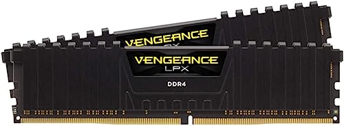 Corsair Vengeance LPX 32GB (2 x 16 GB) DDR4 3200MHz C16, High Performance Desktop Arbeitsspeicher Kit Schwarz, 2 Stück ( 1er Pack) von Corsair