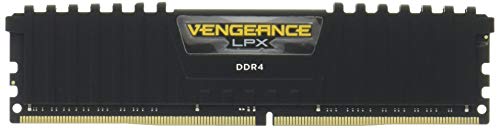 Corsair Vengeance LPX 32GB (2x16GB) DDR4 2666MHz C16 XMP 2.0 High Performance Desktop Arbeitsspeicher Kit, Schwarz von Corsair