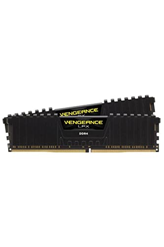 Corsair Vengeance LPX 32GB (2x16GB) DDR4 3000MHz C16 XMP 2,0 High Performance Desktop Arbeitsspeicher Kit, Schwarz von Corsair