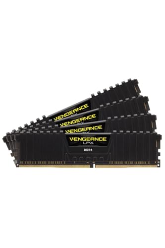 Corsair Vengeance LPX 32GB (4x8GB) DDR4 3200MHz C16 XMP 2,0 High Performance Desktop Arbeitsspeicher Kit, Schwarz von Corsair