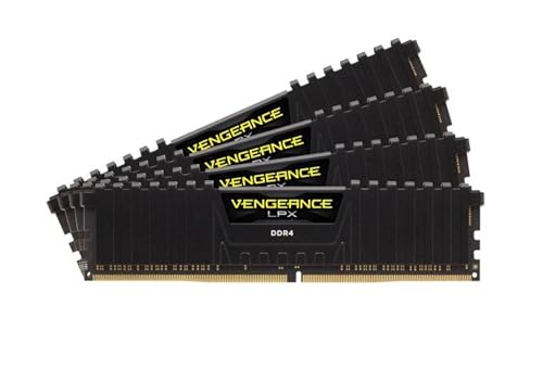 Corsair Vengeance LPX 64GB (4x16GB) DDR4 2400MHz C14 XMP 2,0 High Performance Desktop Arbeitsspeicher Kit, Schwarz von Corsair