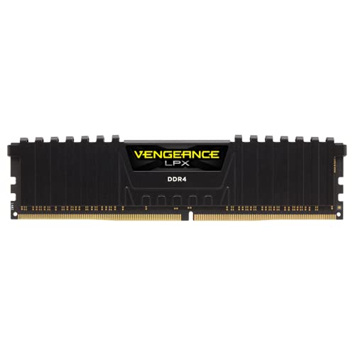 Corsair Vengeance LPX 8GB (1x8GB) DDR4 2666MHz C16 XMP 2.0 High Performance Desktop Arbeitsspeicher, Schwarz von Corsair