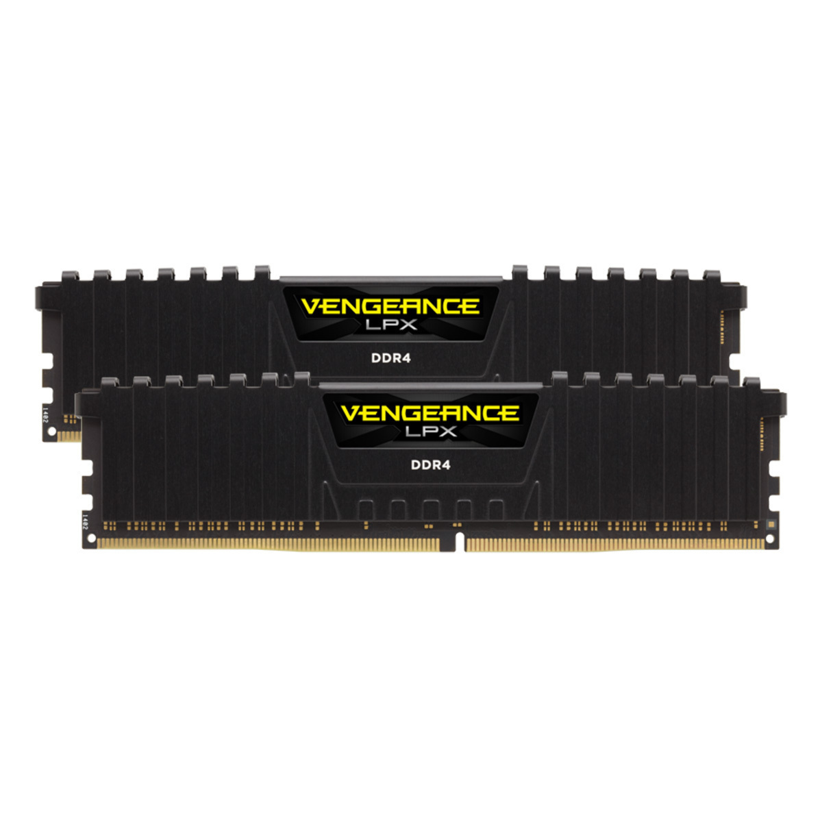 Corsair Vengeance LPX Schwarz 16GB Kit (2x8GB) DDR4-3200 CL16 DIMM Arbeitsspeicher, optimiert für AMD von Corsair
