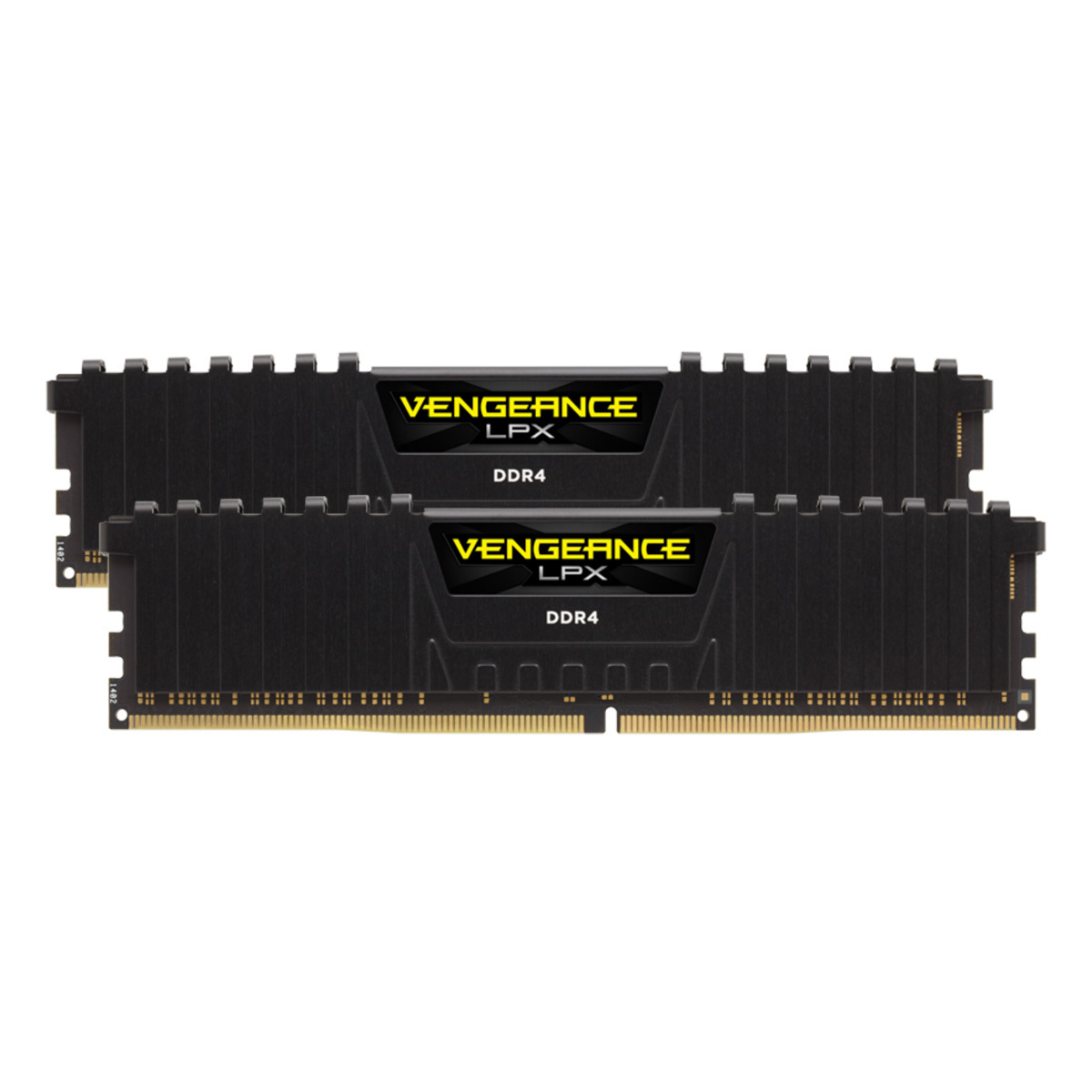 Corsair Vengeance LPX Schwarz 16GB Kit (2x8GB) DDR4-3600 CL18 DIMM Arbeitsspeicher, optimiert für AMD von Corsair