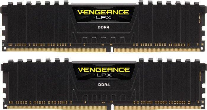 Corsair Vengeance LPX schwarz DIMM Kit 16GB, DDR4-3600, CL18-22-22-42 von Corsair