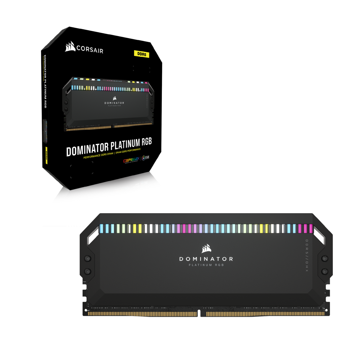 Corsair Vengeance RGB 32GB DDR5 6000, CL36 (2x16GB) (CMH32GX5M2B6000Z30K) von Corsair