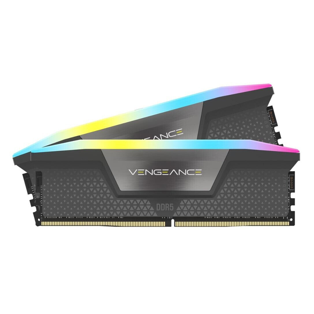 Corsair Vengeance RGB 32GB Kit (2x16GB) DDR5-5200 CL40 EXPO DIMM Arbeitsspeicher von Corsair