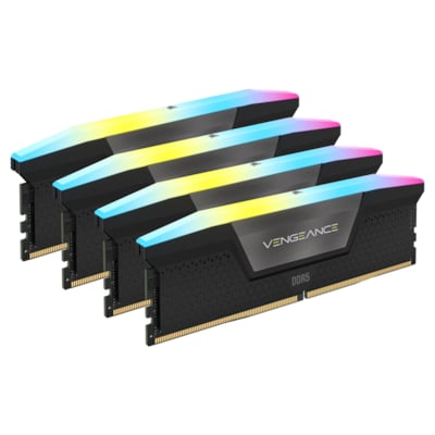 Corsair Vengeance RGB 64GB DDR5-5600 Kit (4x 16GB), CL36, schwarz von Corsair