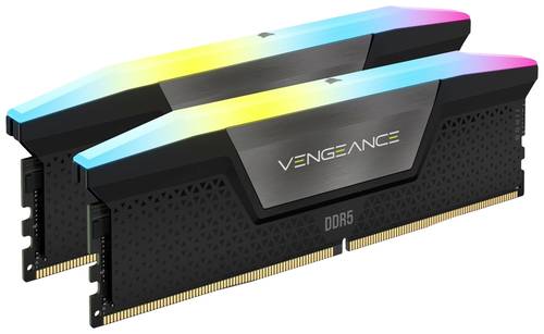 Corsair Vengeance RGB DDR5 PC-Arbeitsspeicher Kit DDR5 32GB 2 x 16GB on-die ECC 6000MHz 288pin DIMM von Corsair