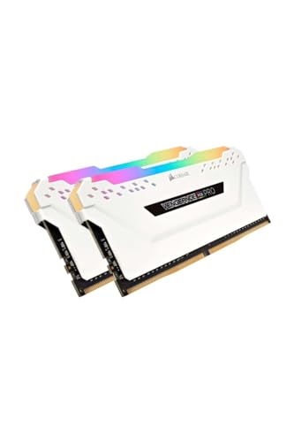 Corsair Vengeance RGB PRO 16GB (2x8GB) DDR4 3200MHz C16 XMP 2.0 Enthusiast RGB LED-Beleuchtung Speicherkit - weiß von Corsair