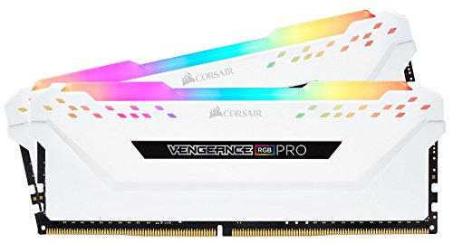Corsair Vengeance RGB PRO 16GB (2x8GB) DDR4 3600MHz C18 XMP 2.0 Enthusiast RGB LED-Beleuchtung Speicherkit - weiß von Corsair