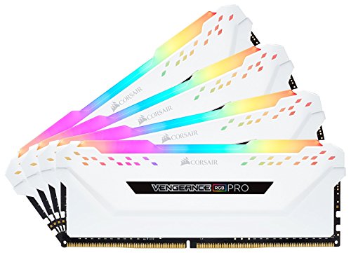 Corsair Vengeance RGB PRO 32GB (4x8GB) DDR4 3200MHz C16 XMP 2.0 Enthusiast RGB LED-Beleuchtung Speicherkit - weiß von Corsair