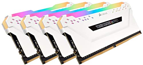 Corsair Vengeance RGB PRO 64GB (4x16GB) DDR4 3000MHz C15 XMP 2.0 Enthusiast RGB LED-Beleuchtung Speicherkit - weiß von Corsair