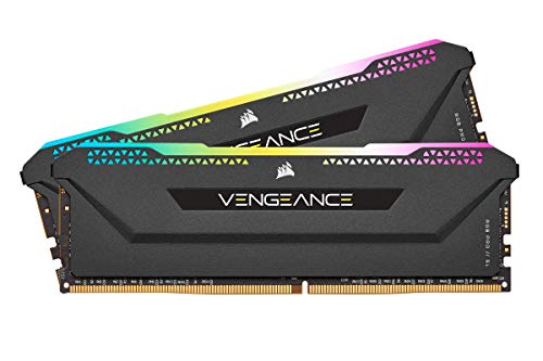 Corsair Vengeance RGB PRO SL 64GB (2x32GB) DDR4 3200 (PC4-25600) C16 1.35V PC Arbeitsspeicher - schwarz von Corsair