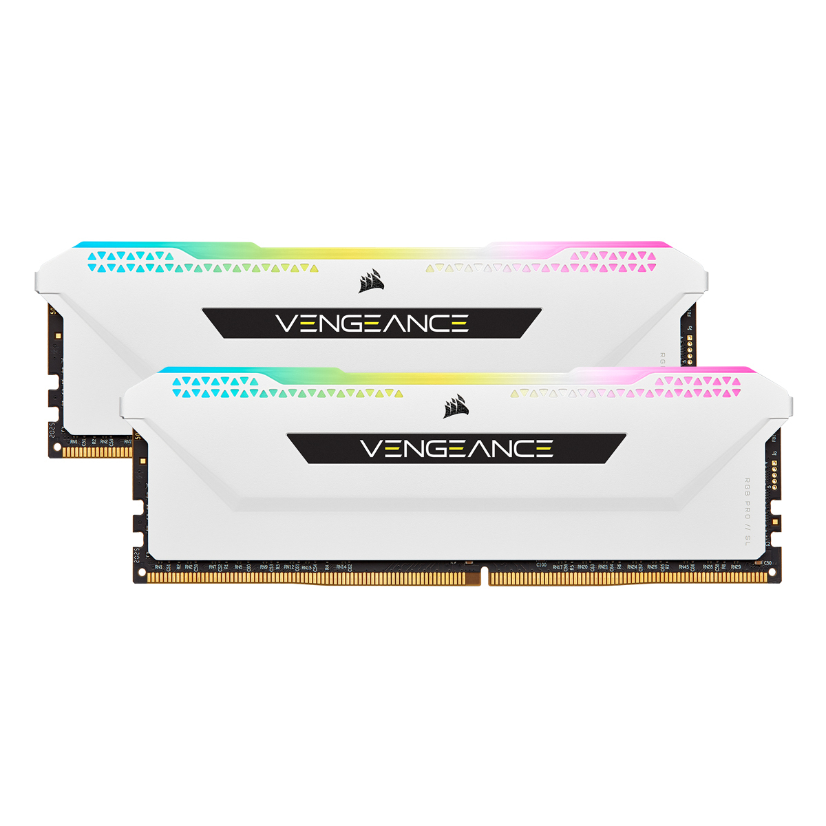 Corsair Vengeance RGB Pro SL Weiß 32GB Kit (2x16GB) DDR4-3200 CL16 DIMM Arbeitsspeicher von Corsair