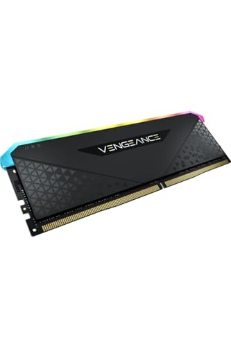 Corsair Vengeance RGB RS 16 GB (1 x 16 GB) DDR4 3.200MHz C16 Arbeitsspeicher (Dynamische RGB-Beleuchtung, Kompatibilität mit Intel & AMD 300/400/500 Series) Schwarz von Corsair
