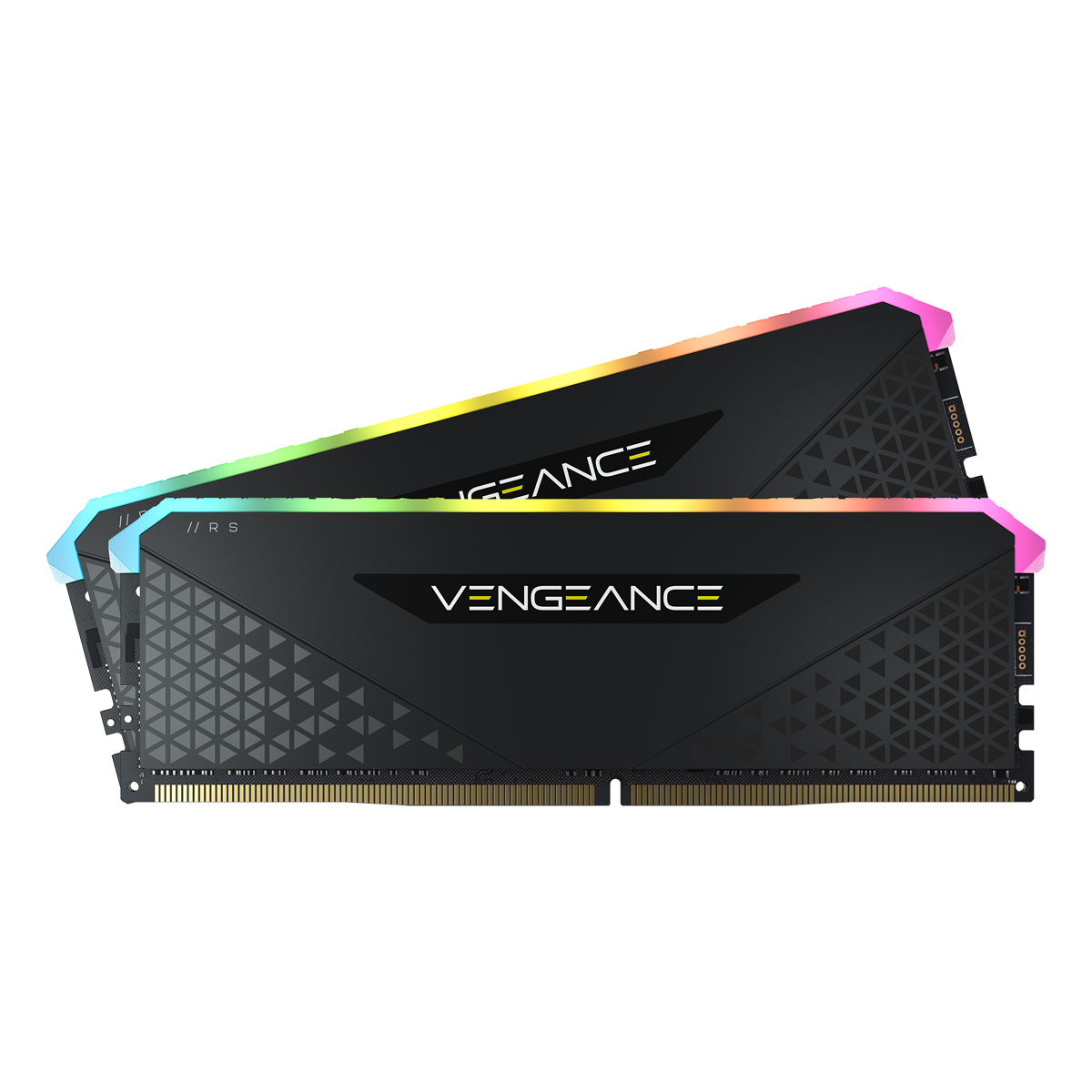Corsair Vengeance RGB RS Schwarz 16GB Kit (2x8GB) DDR4-3200 CL16 DIMM Arbeitsspeicher von Corsair